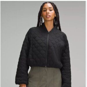 Lululemon Quilted Bomber Jacket, size 6